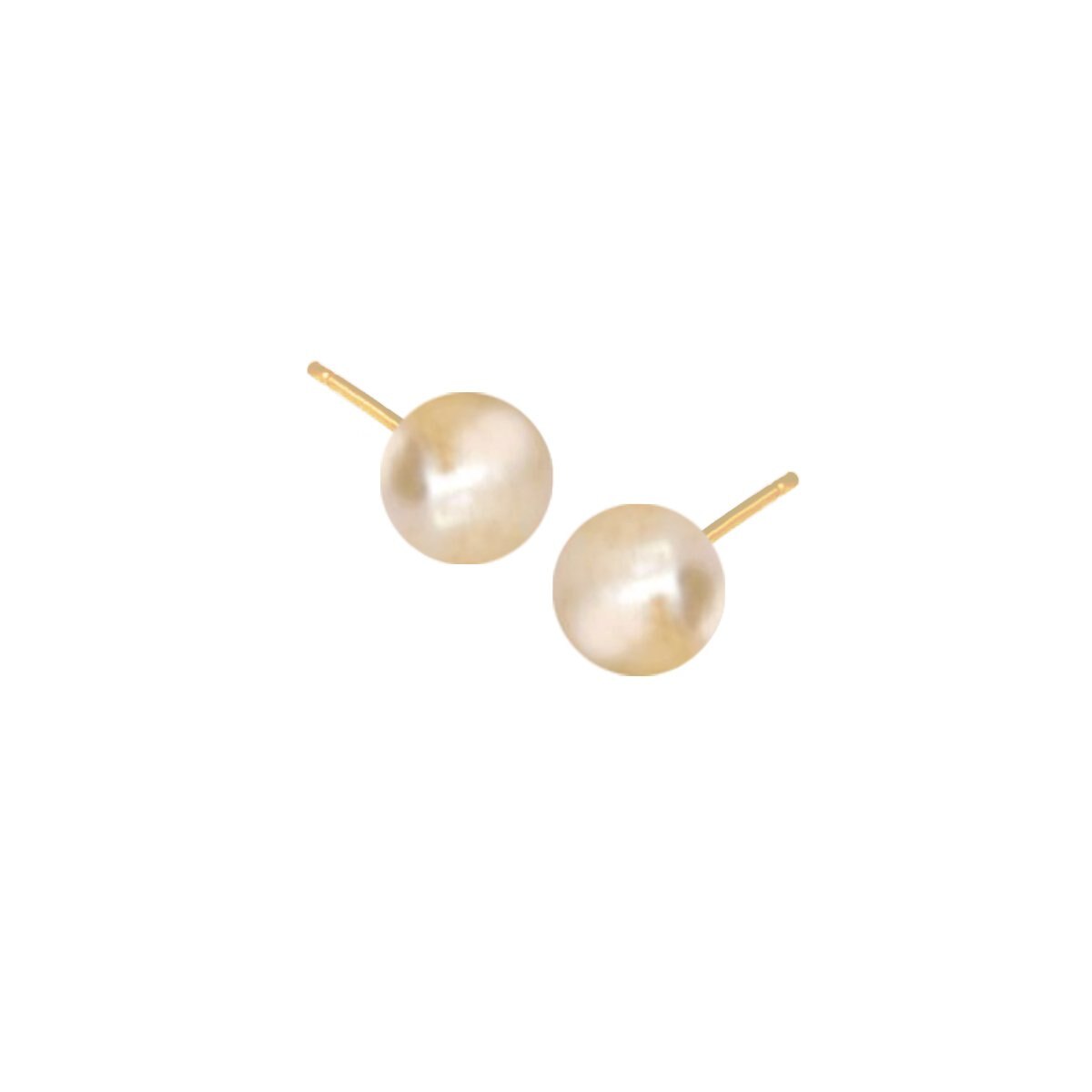 Broqueles Acabado Dorado Perla Natural Emanuel Ungaro