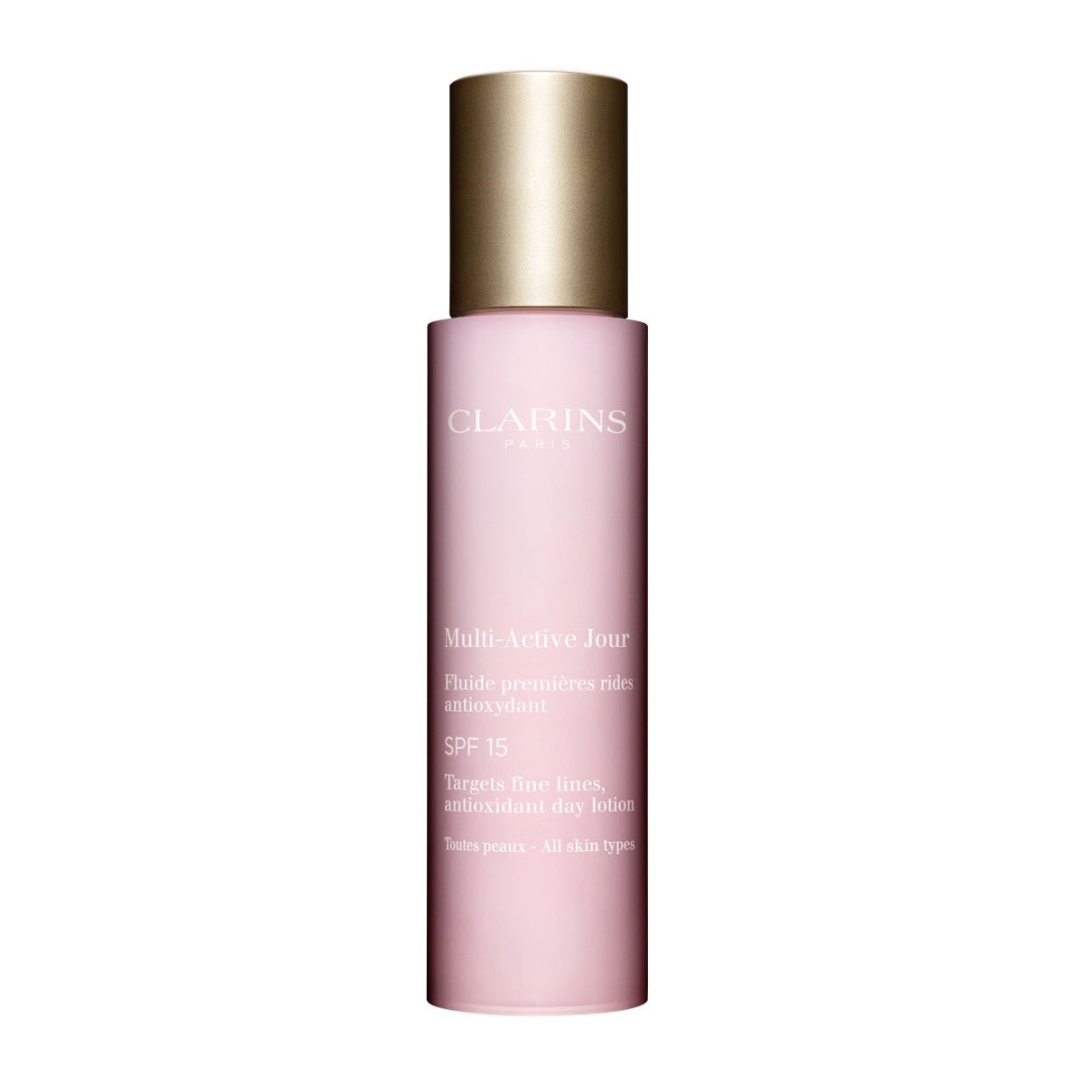 Multi-Active Día Fluido Spf 15 para Todo Tipo de Pieles Clarins