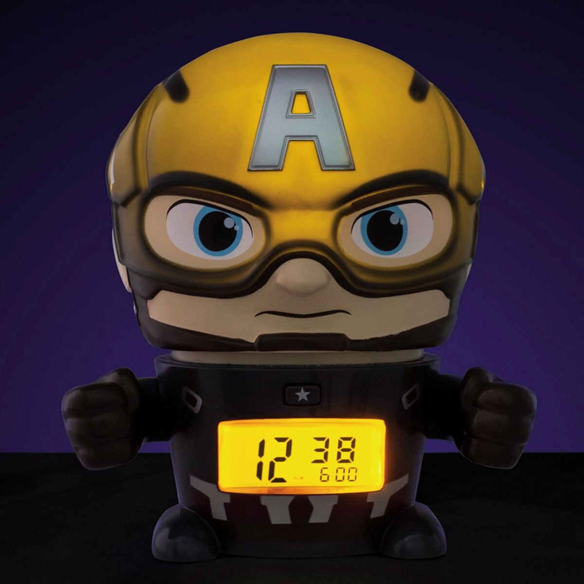 Despertador 5.5" Captain America Bulb Botz