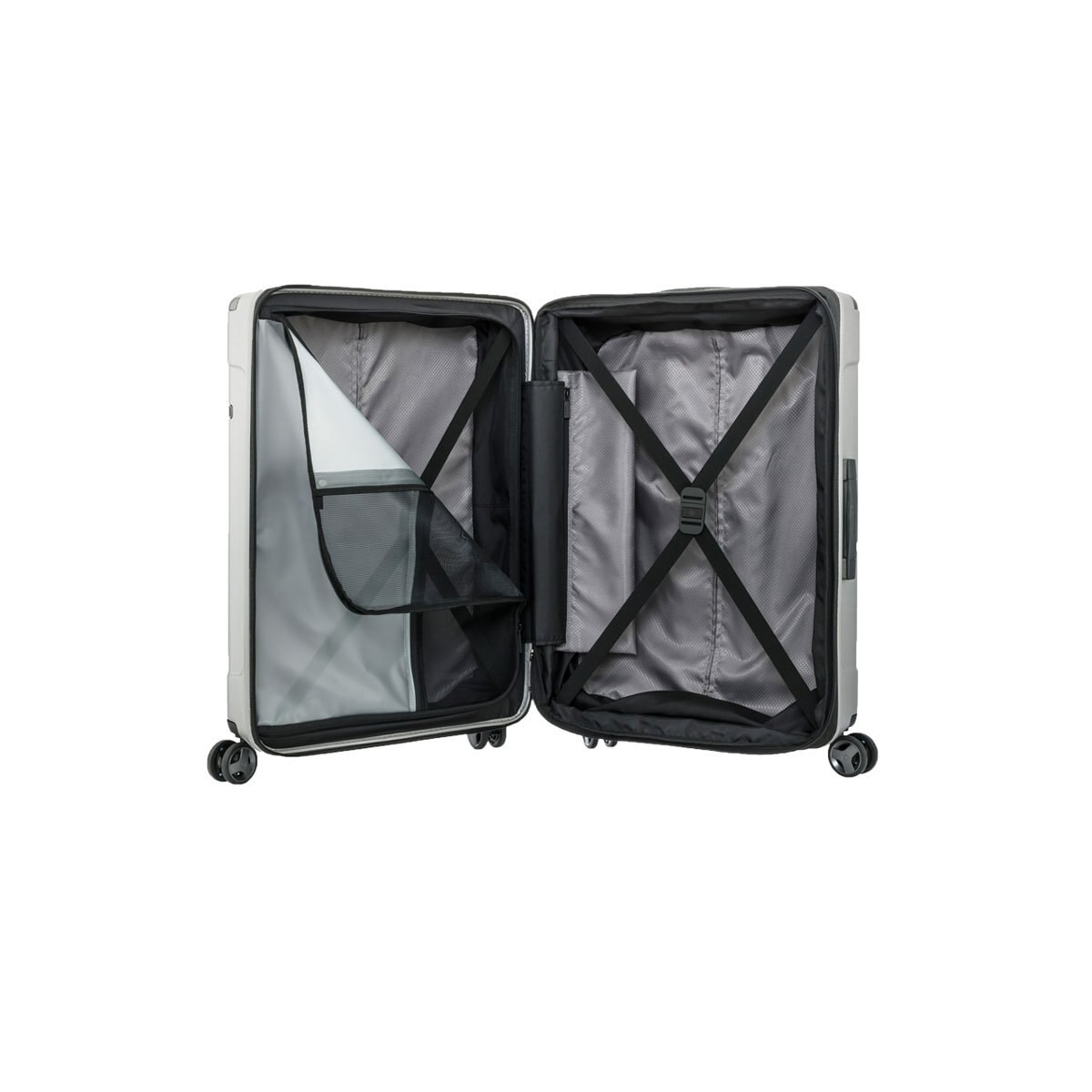 Maleta Vertical Rodante Tsa 81Cm Evoa Plata Samson
