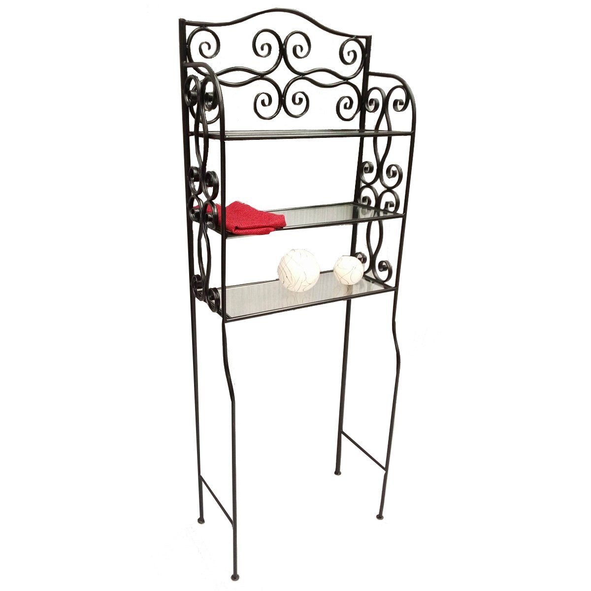 Rack Ahorra Espacios Chocolate Hierro Forjado