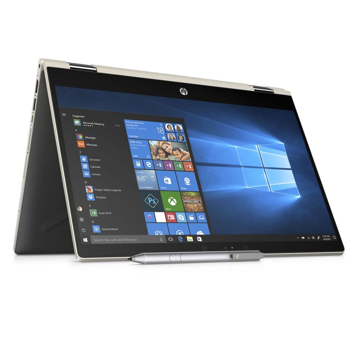 Paquete Laptop Hp 2En1 14-Cd0009La Intel Optane