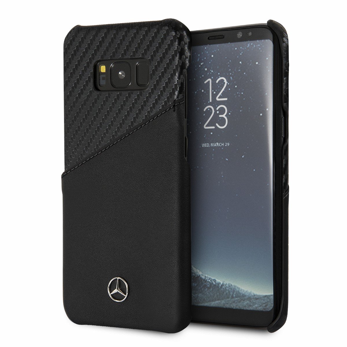 Funda Piel y Carbono Sam S8 Neg Mercedes B