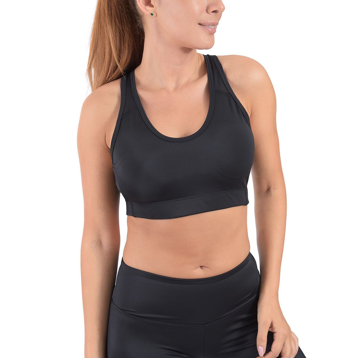 Top Básico con Copas de Naylon For Intelligent Trainers - Dama