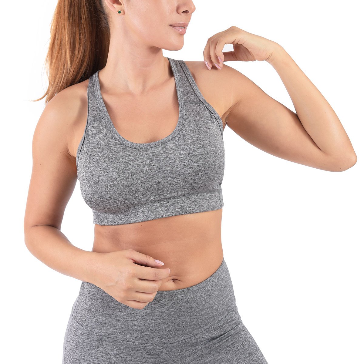 Top Básico con Copas de Naylon For Intelligent Trainers - Dama