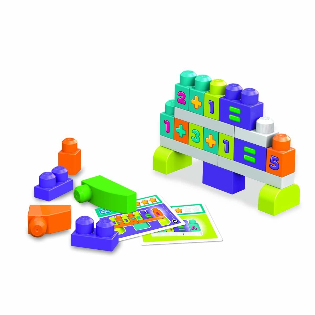 Mega Bloks Bolsa para Construir Y Aprender Números Mattel