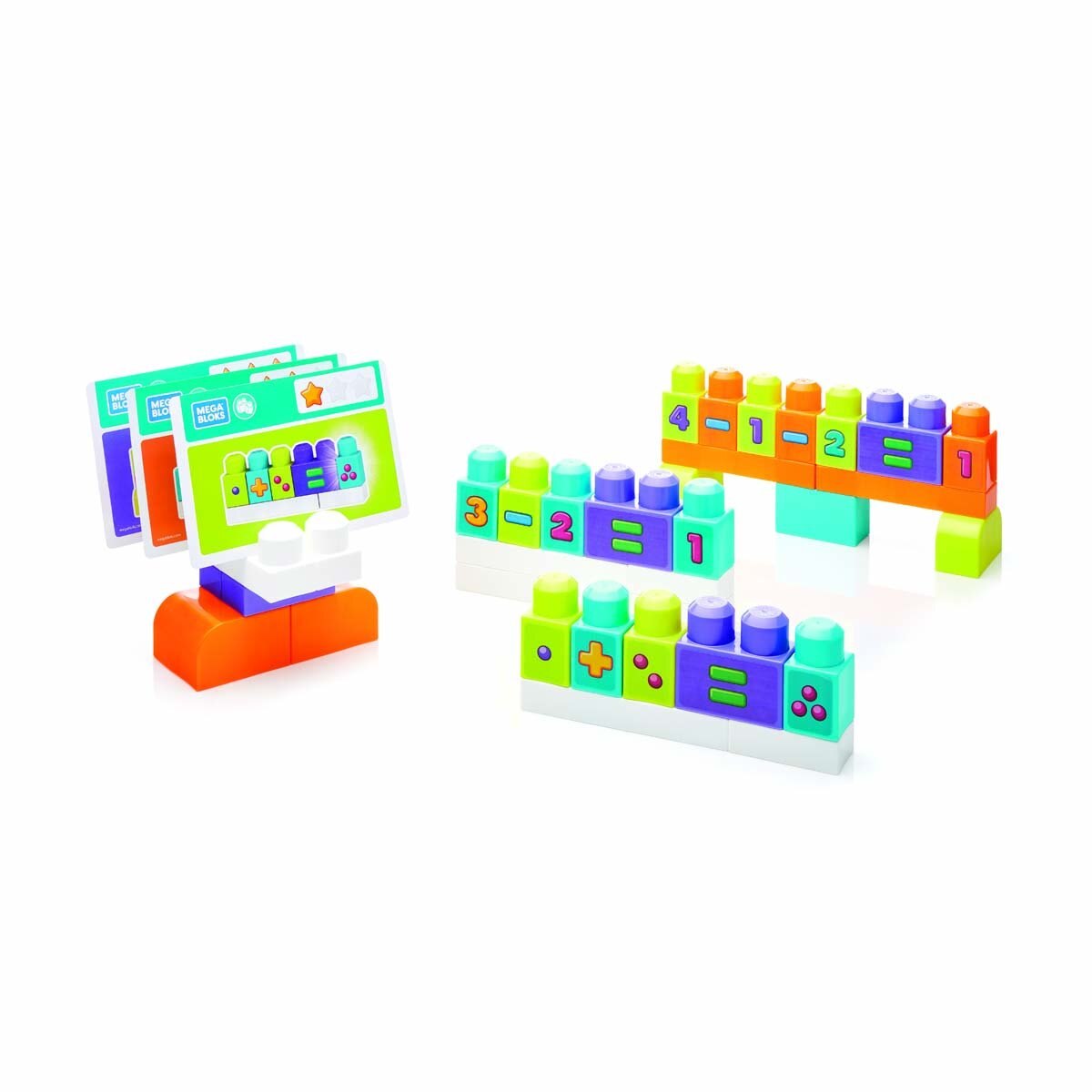 Mega Bloks Bolsa para Construir Y Aprender Números Mattel