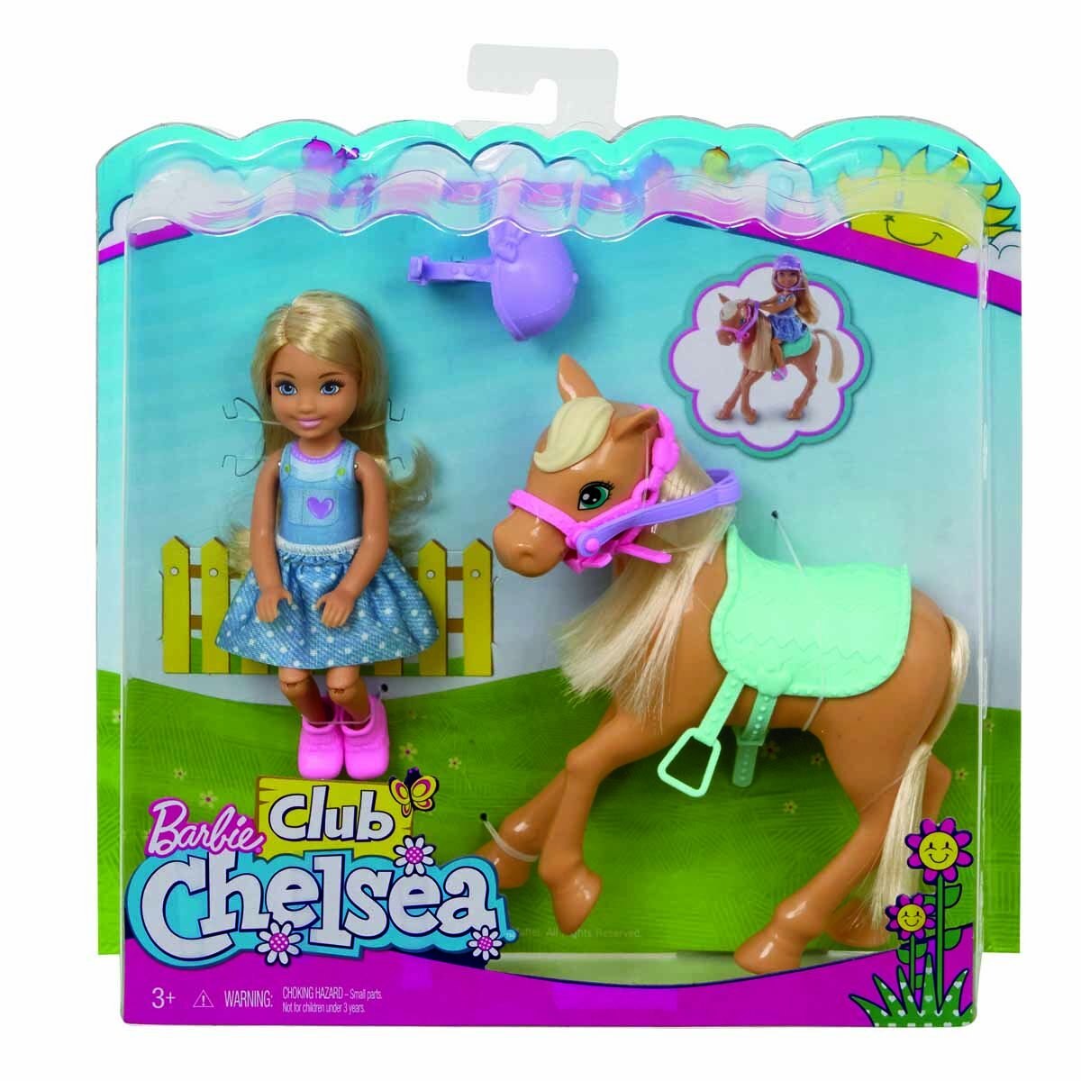 Barbie Chealsea & Pony Mattel