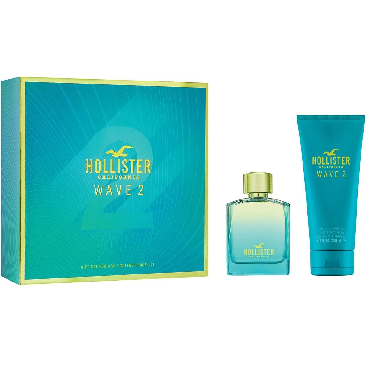 Estuche para Caballero Hollister Wave 2 100Ml
