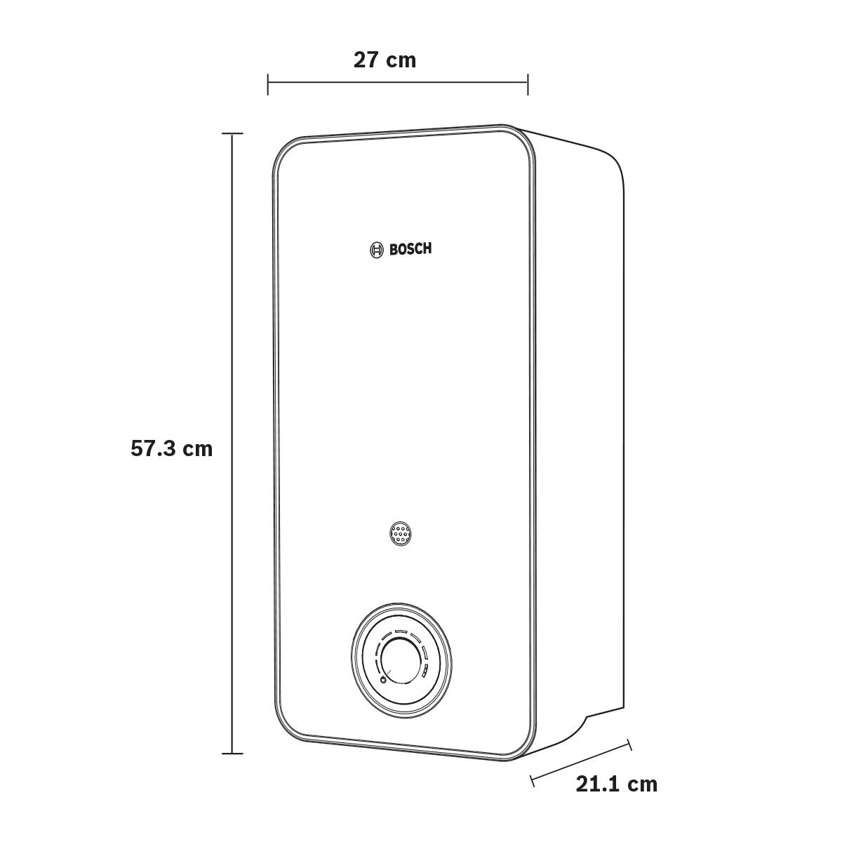 Calentador Balanz 7 Nat S1900 White Bosch