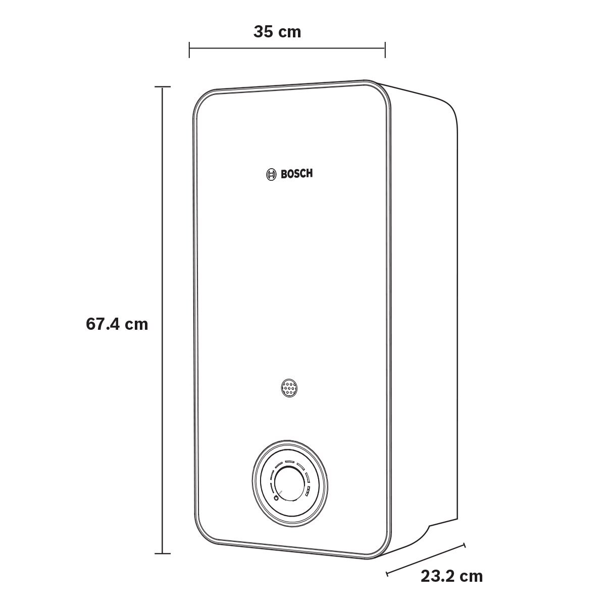 Calentador Balanz 13 Nat S1900 White Bosch