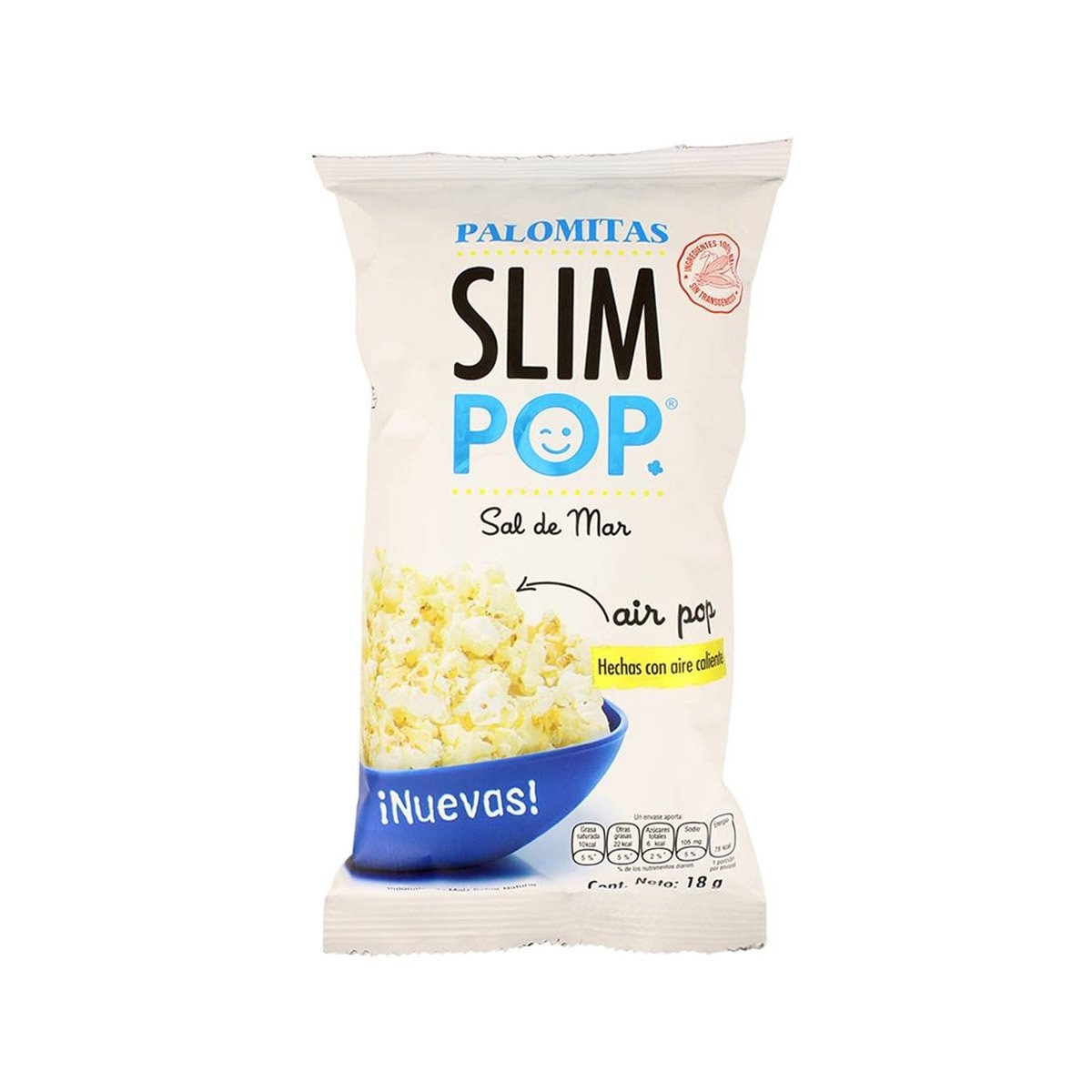 Palomitas Slim Pop Sal de Mar