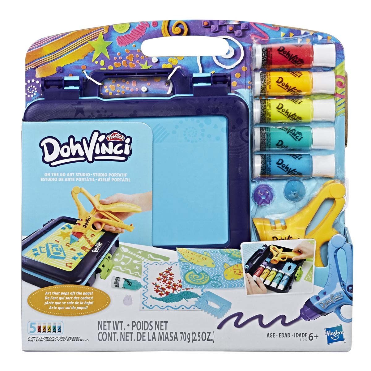 Doh Vinci Estudio de Arte Portátil Hasbro