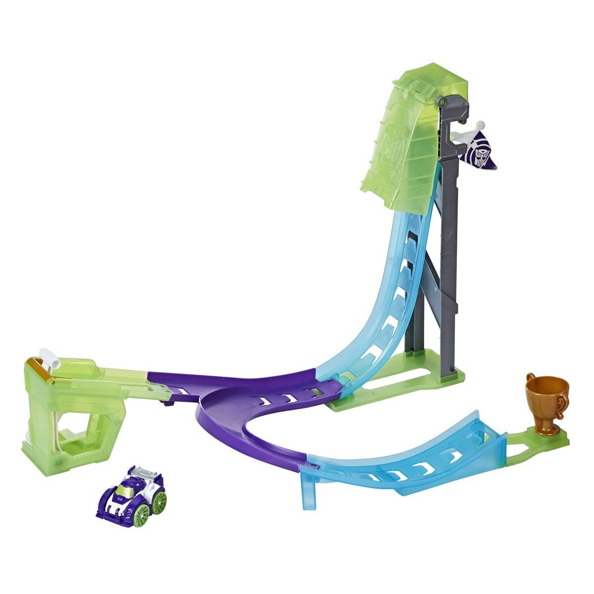 Playskool Heroes Pista de Carrera en Reversa Flip Racers Hasbro