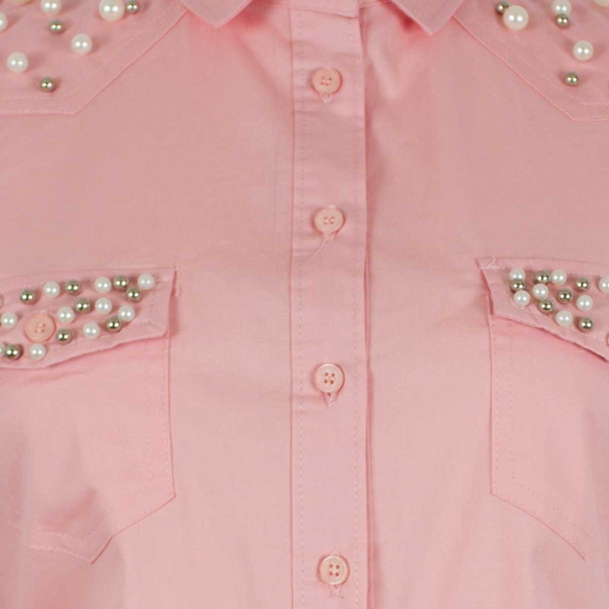 Blusa Rosa con Manga Larga Just By Basel