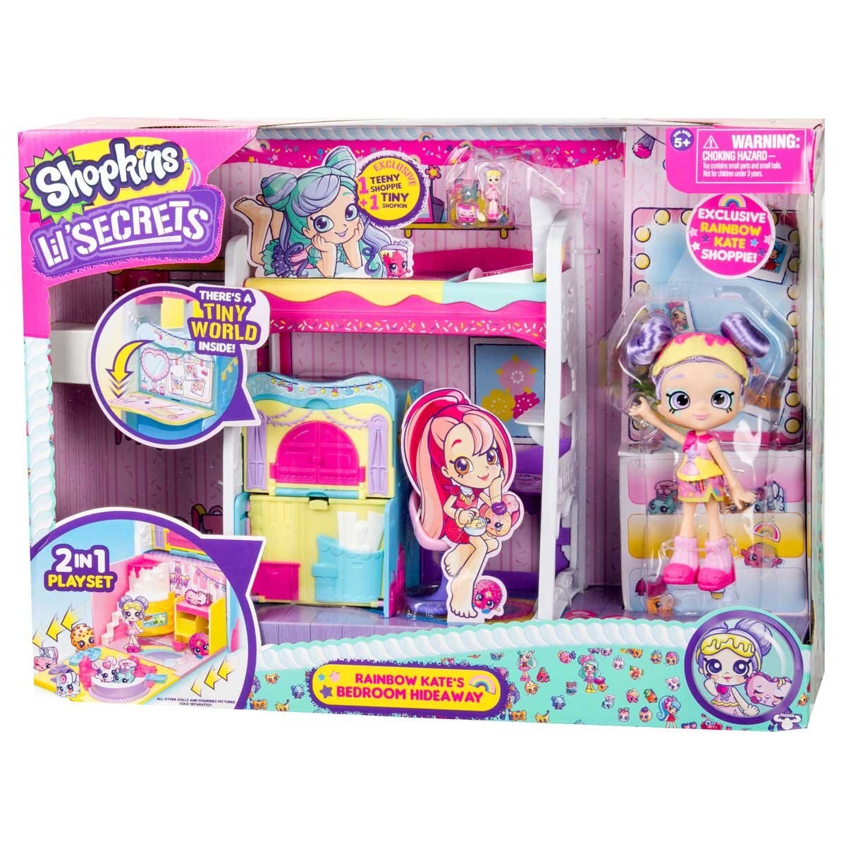 Shopkins Playset Habitación de Kate Bandai