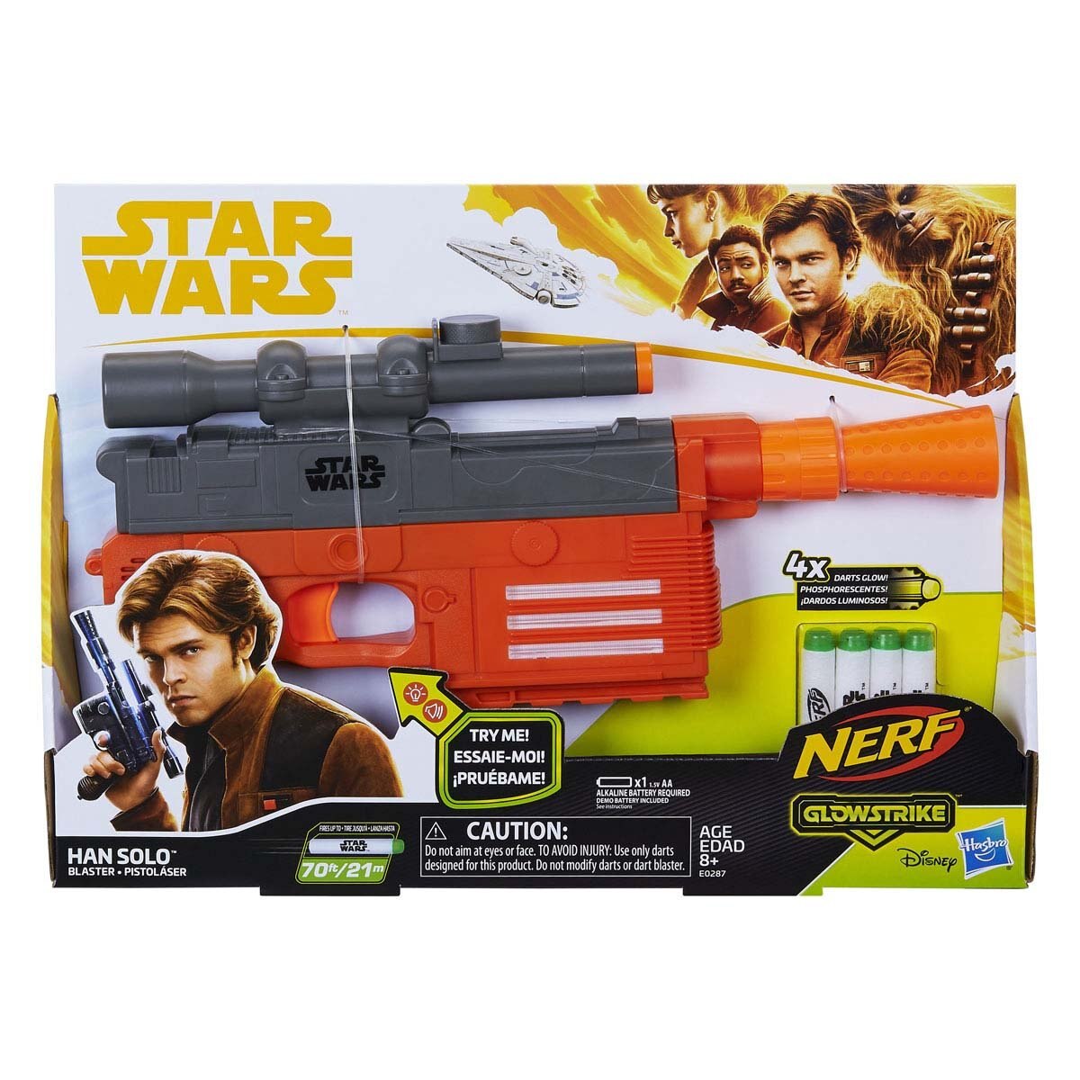 Nerf Lanzador Han Solo Star Wars Hasbro