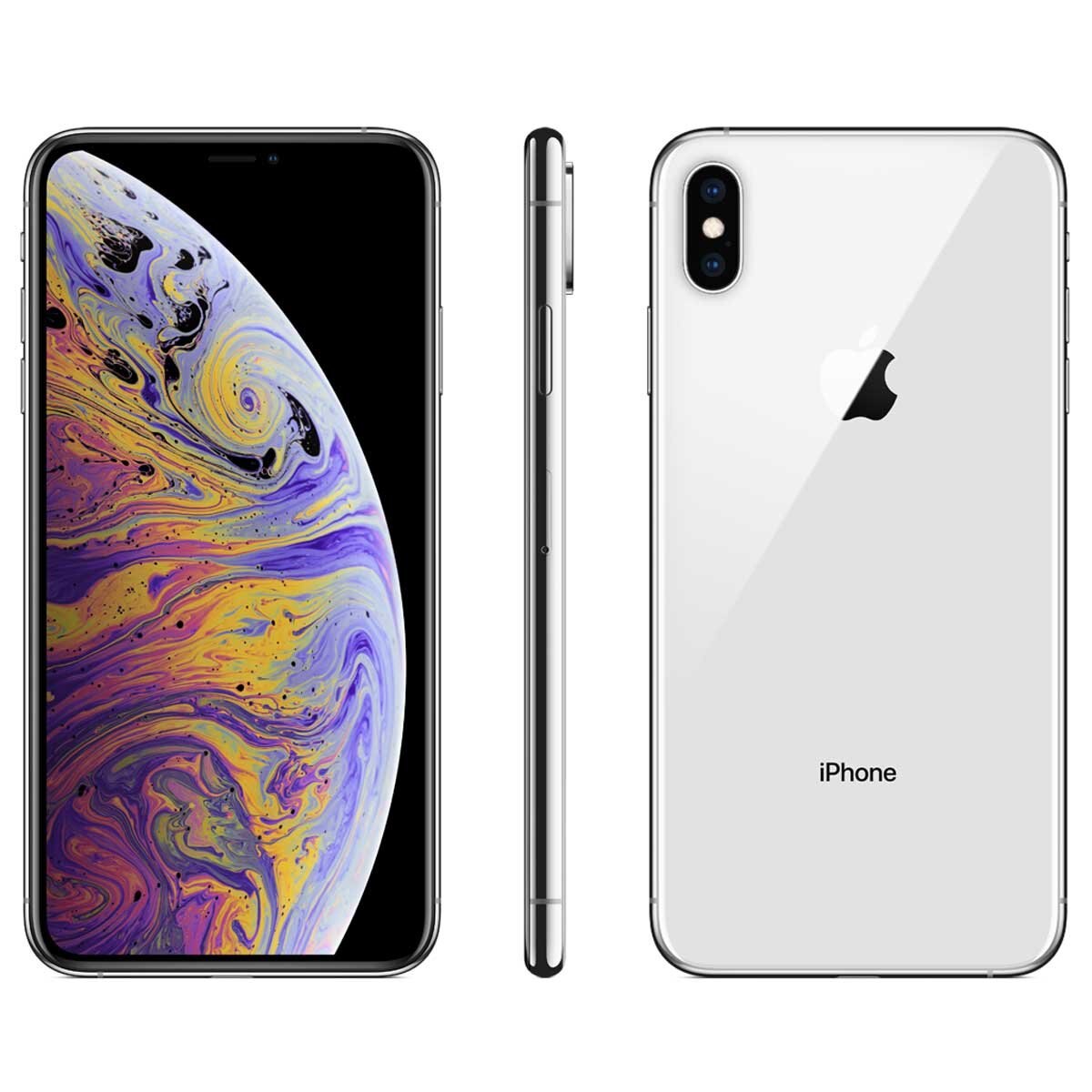 Iphone Xs 64Gb Color Plata R9 (Telcel)
