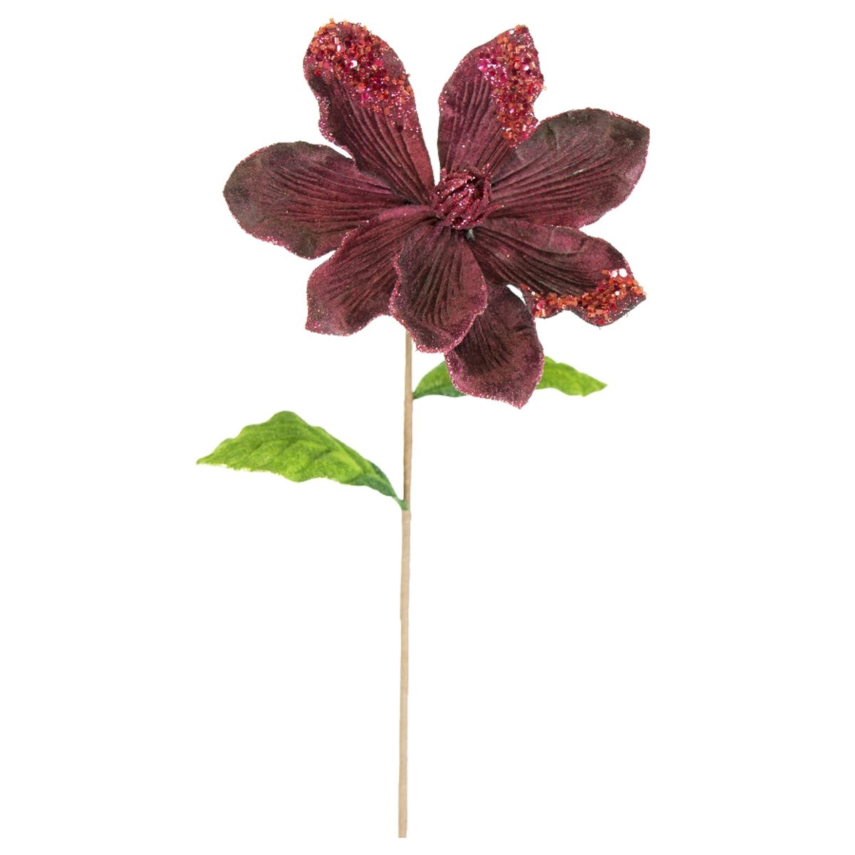 Magnolia Rocío Borgoña Navidad Reinaissance