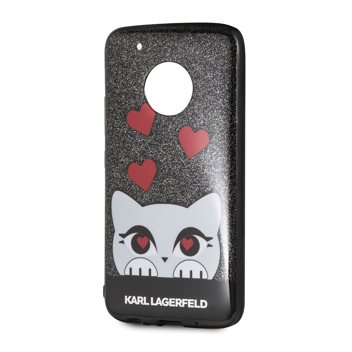 Funda Karl L Choupette Valentin Moto G5 Plus Neg