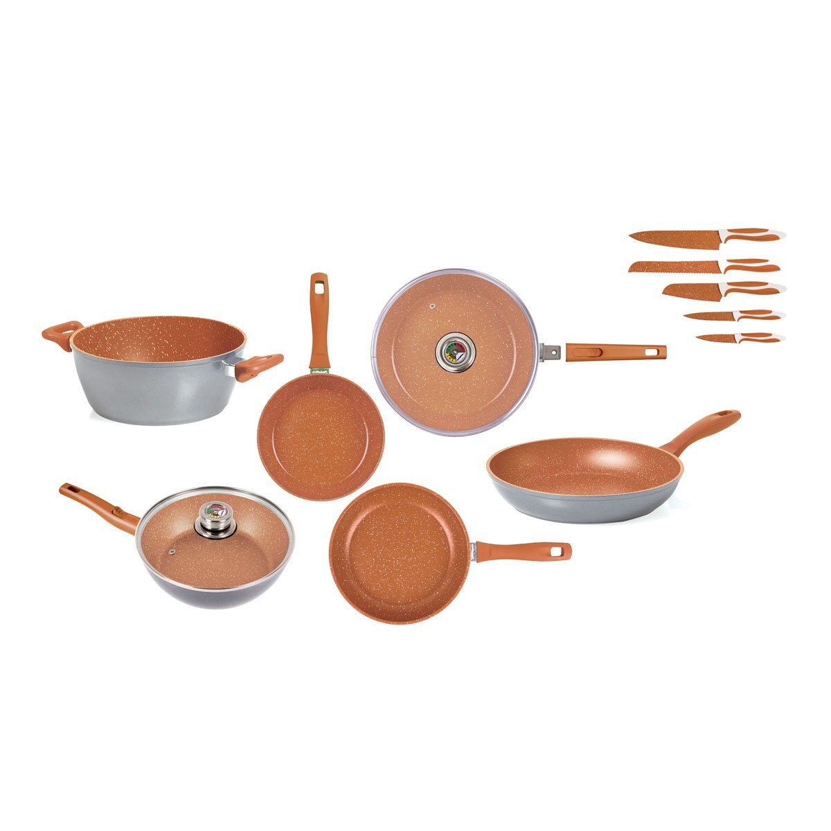 Juego de 13 Piezas Copper Flavor Stone