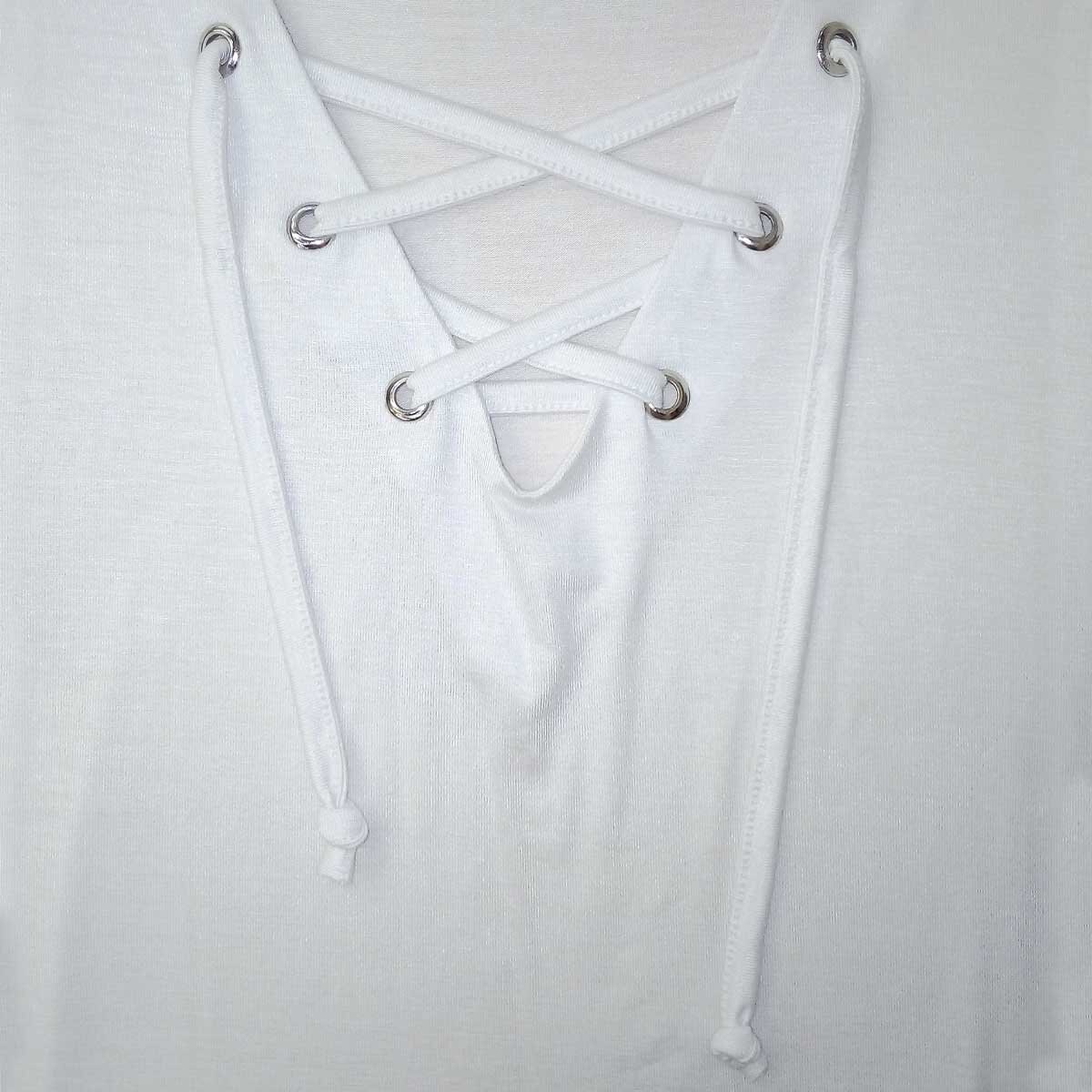 Playera Cuello V Mandarine