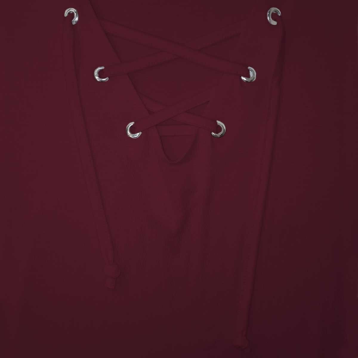 Playera Cuello V Mandarine