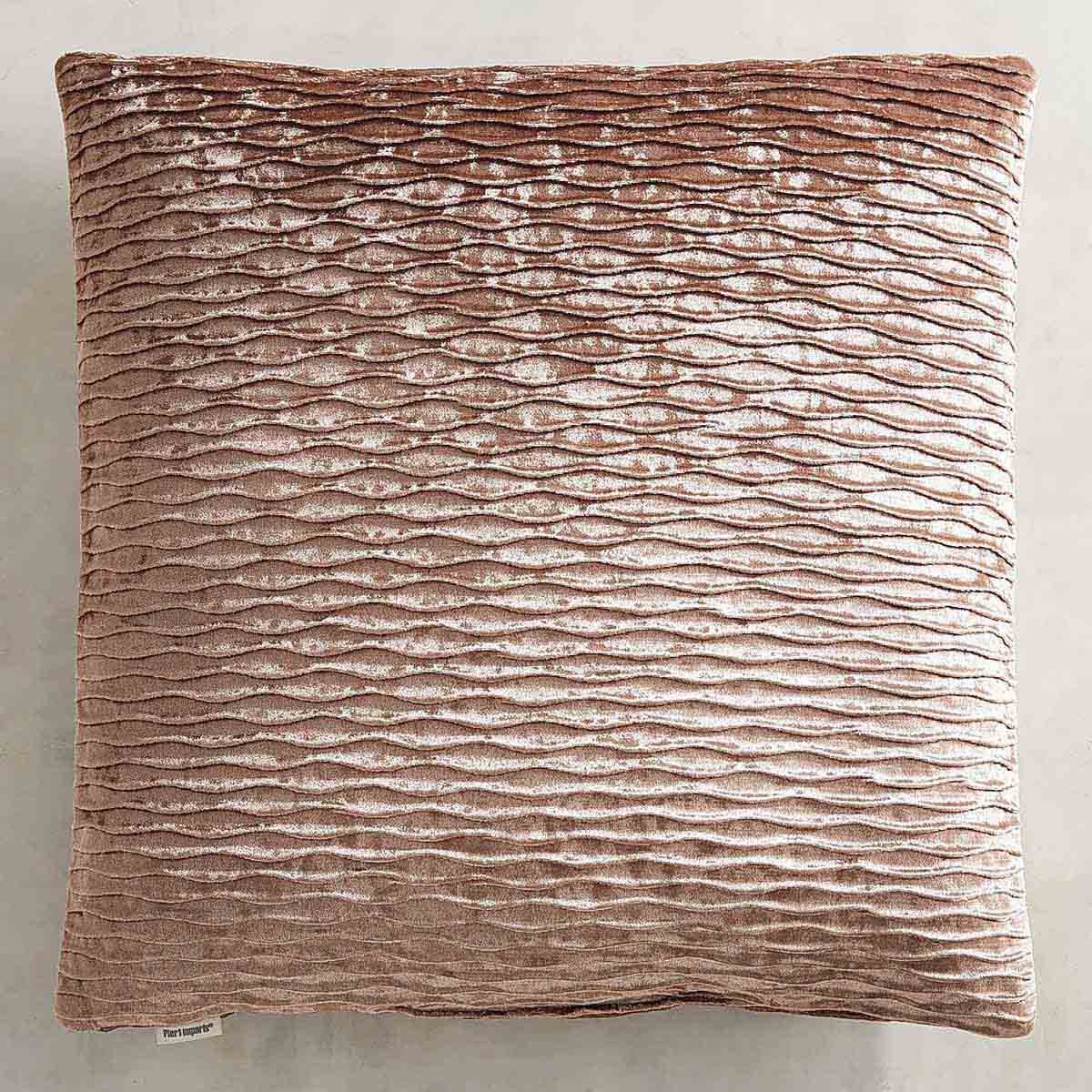 Cojín Ripple Velvet Blush Pier 1 Imports