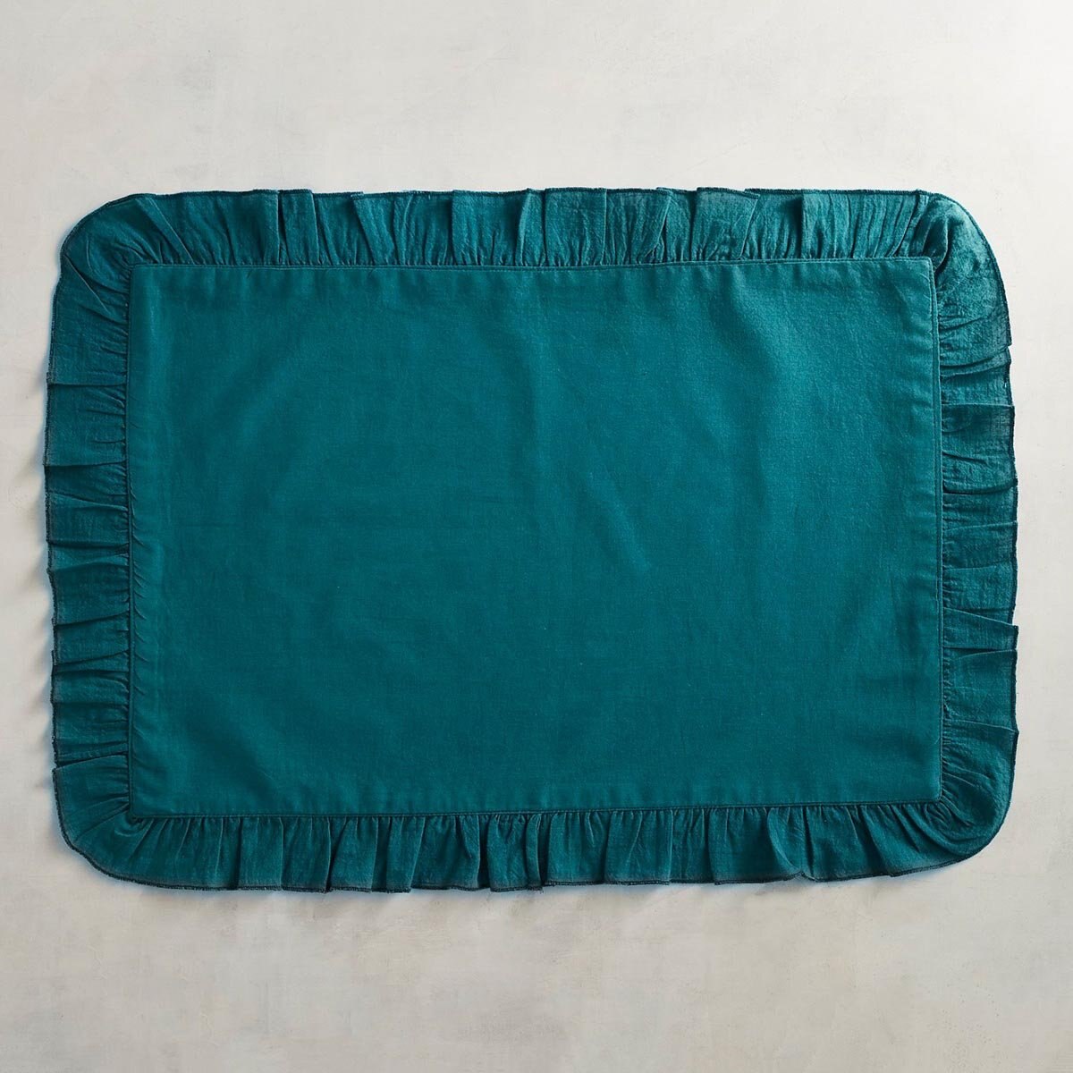 Mantel Individual Ruffle Indigo Pier 1 Imports