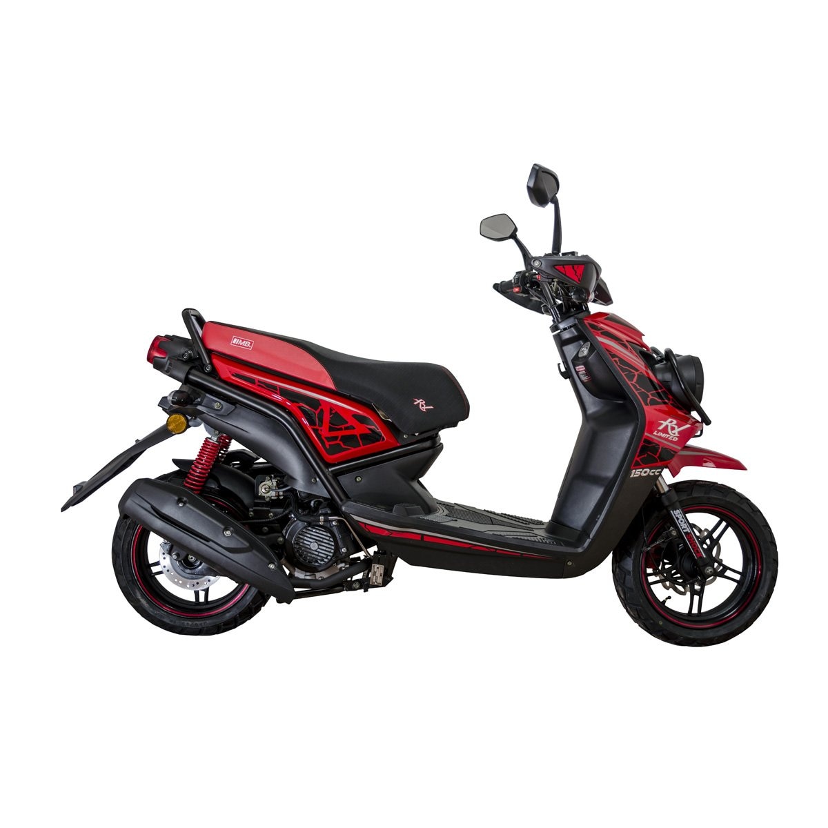 Scooter limited rx 150 cc roja mb - Sears