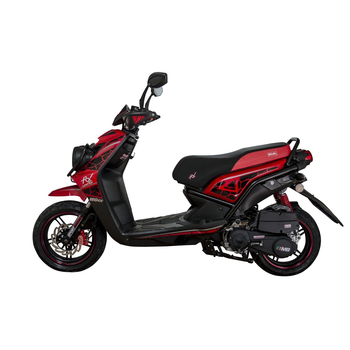 Scooter limited rx 150 cc roja mb - Sears