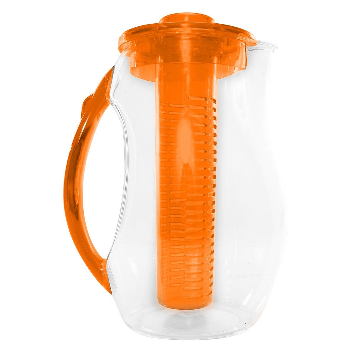 Jarra para Agua con Tubo Infusor Naranja Crown Baccara