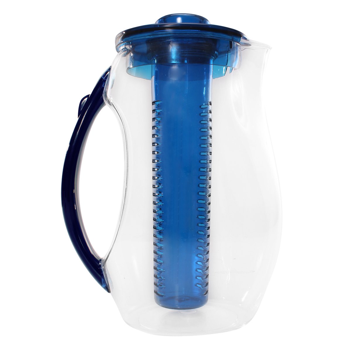 Jarra para Agua con Tubo Infusor Azul Crown Baccara