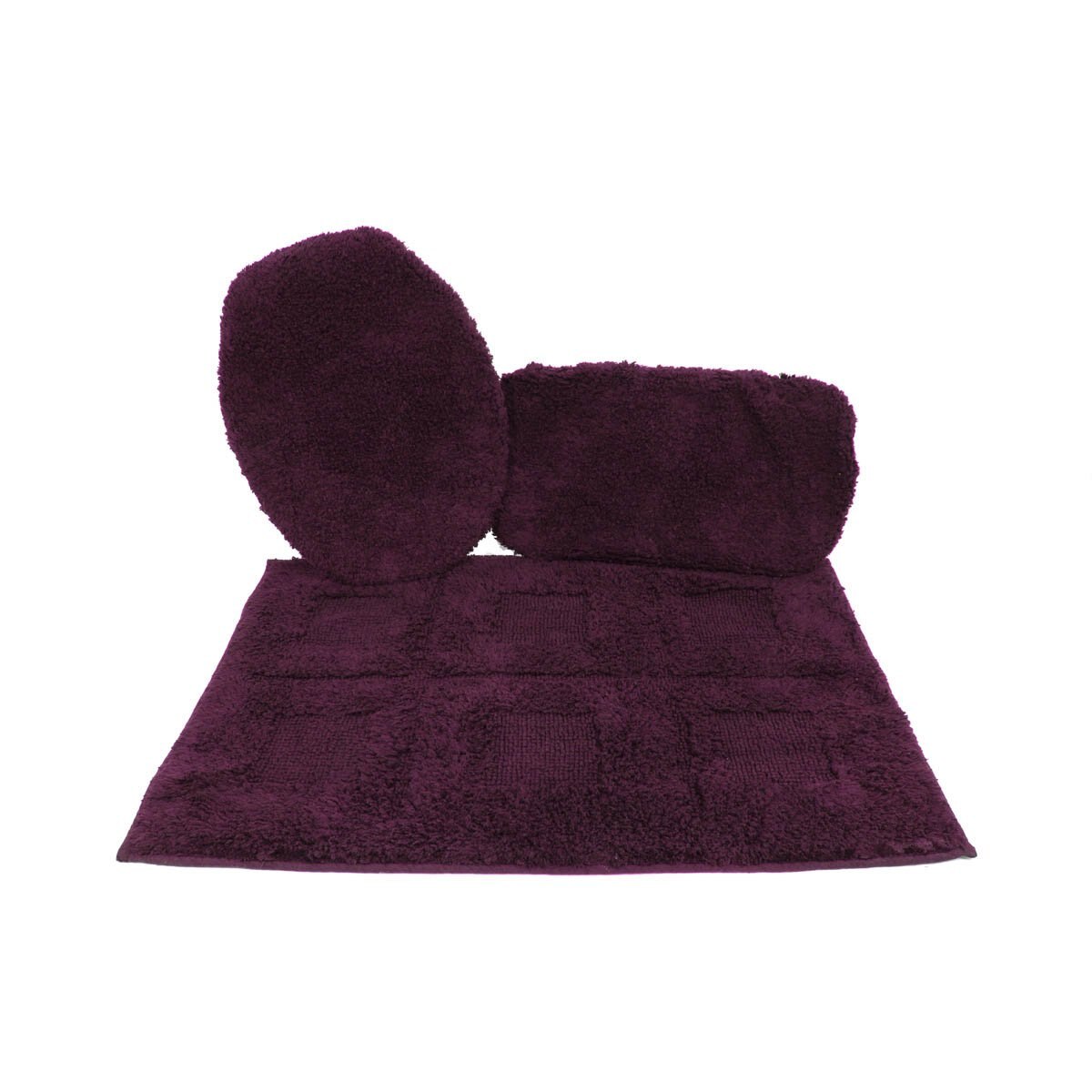 Juego de Baño Carrara Sombra Morado Raya