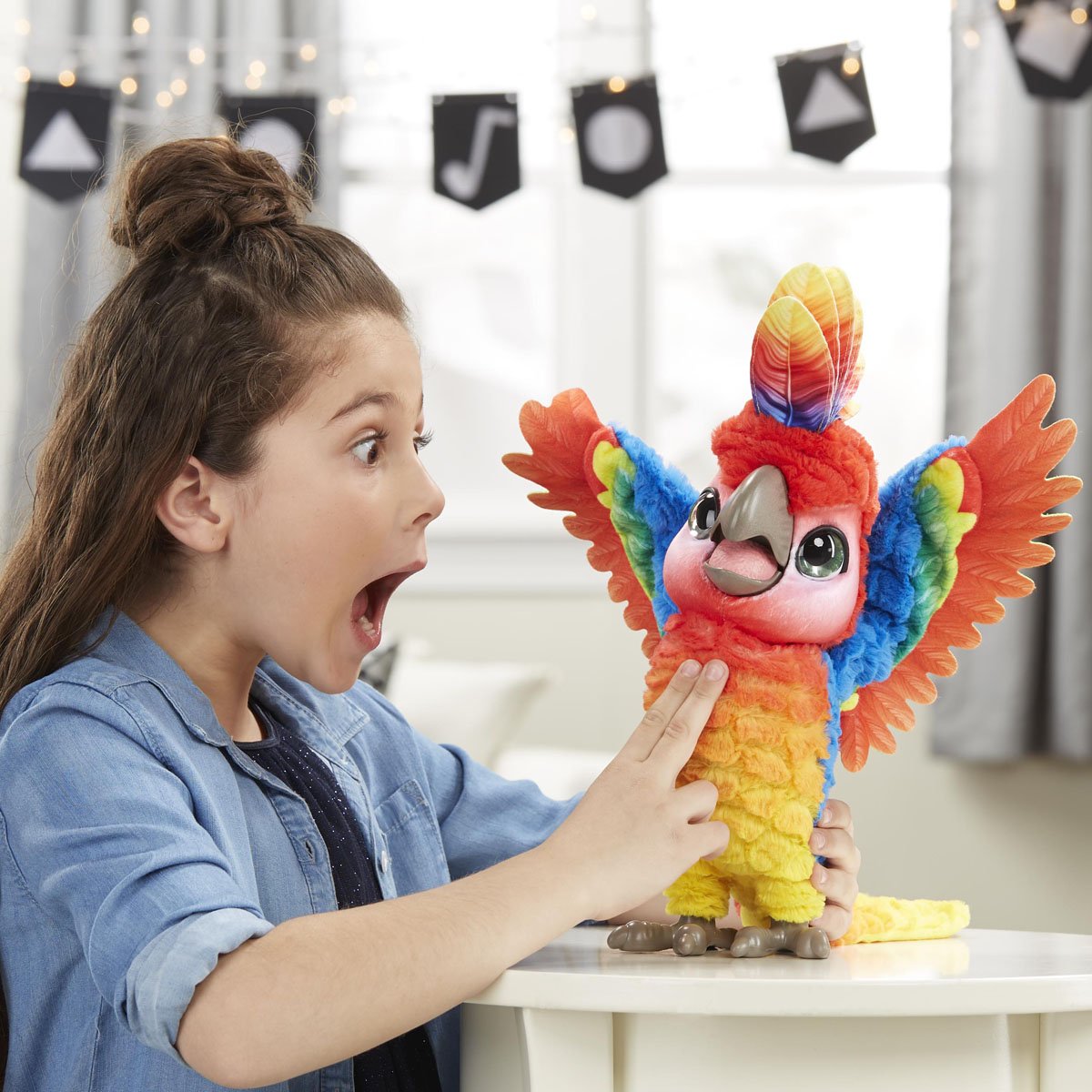 Furreal Rock a Too el Loro Talentoso Hasbro