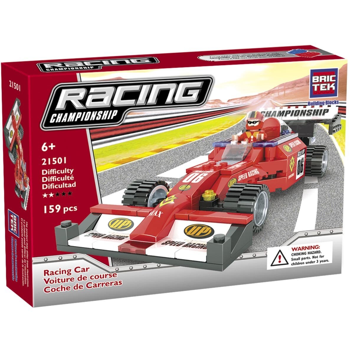 Brictek Racing Car Toy Plus