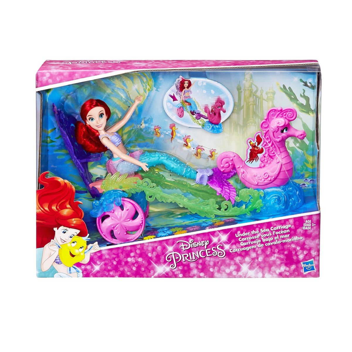 Disney Princesas Ariel Carruaje Bajo el Mar Hasbro