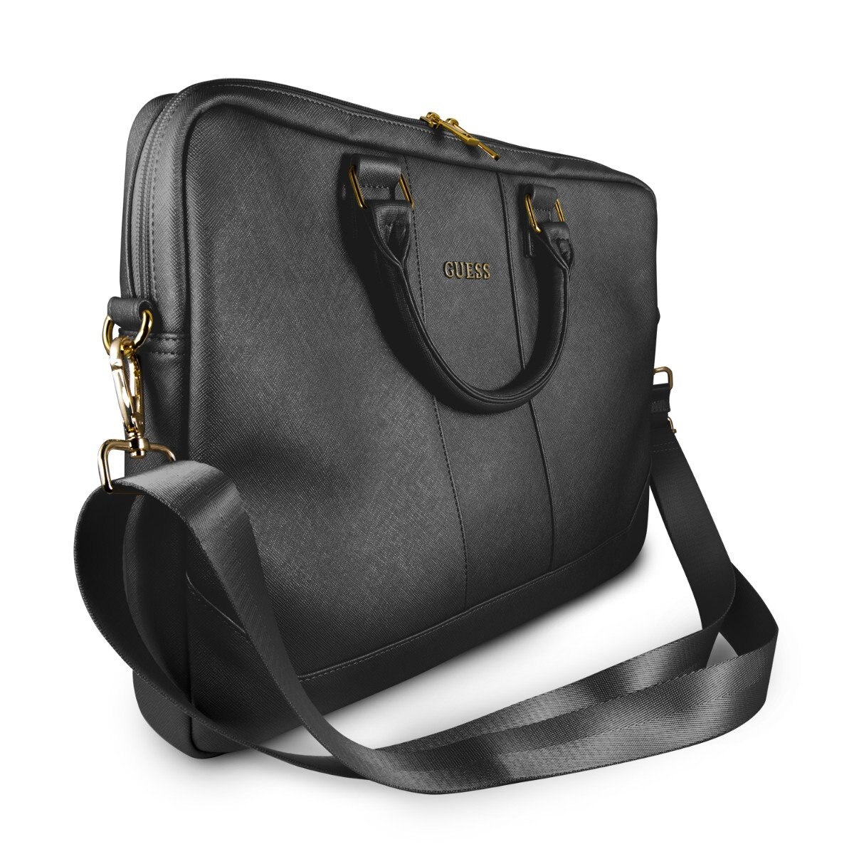 Maletín Portalaptop 15" Negro Saffiano