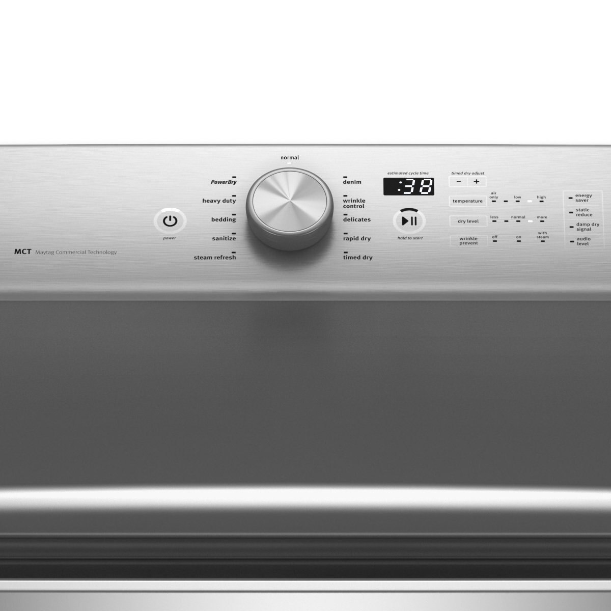 Secadora Frontal Chrome Shadow 27 Kg Maytag