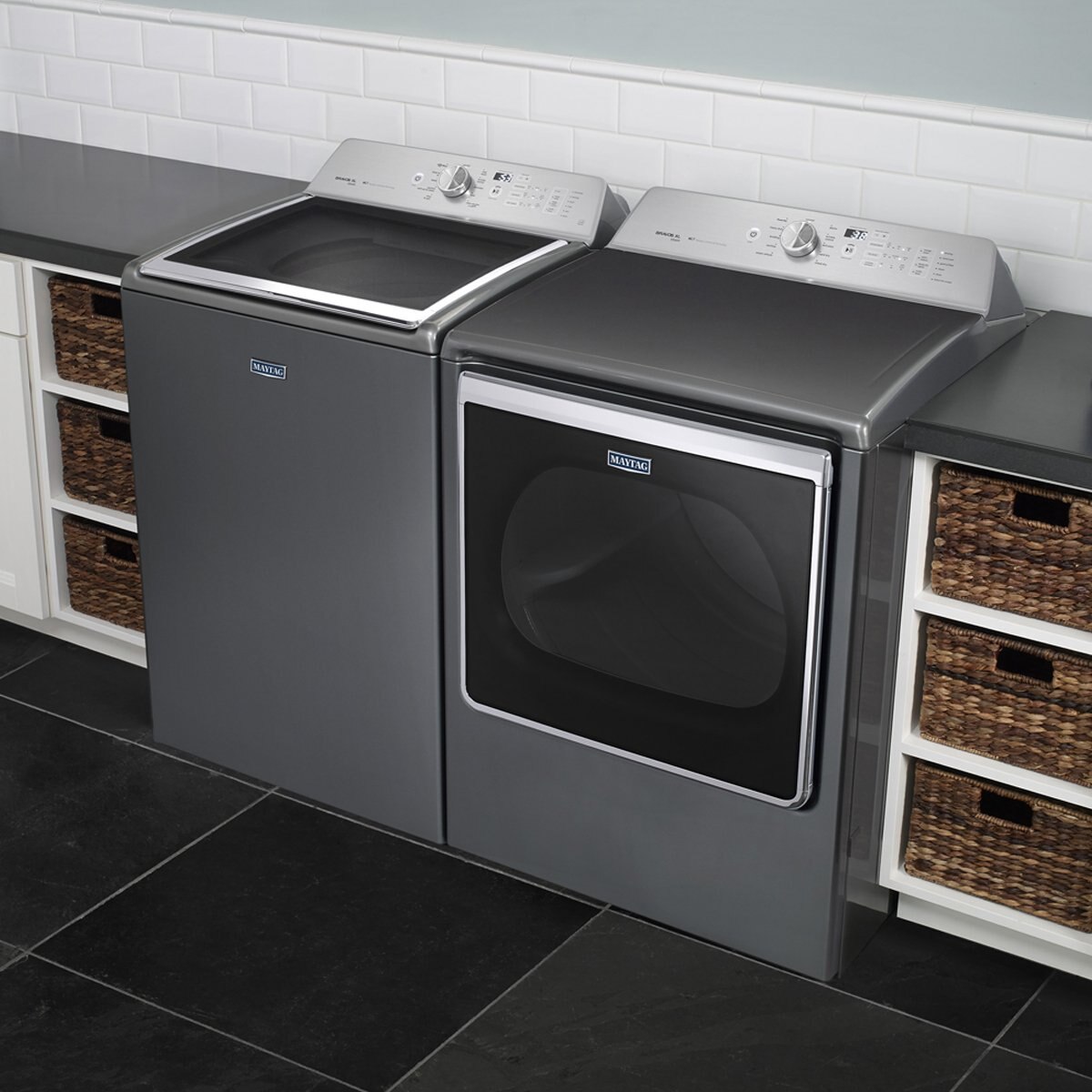 Secadora Frontal Chrome Shadow 27 Kg Maytag