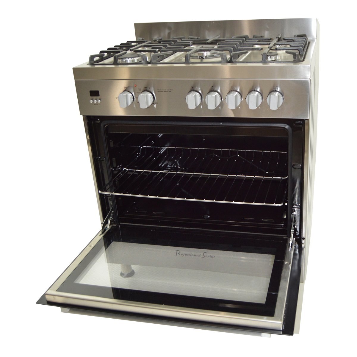 Estufa de Piso 80 Cm Acero Profesional Series