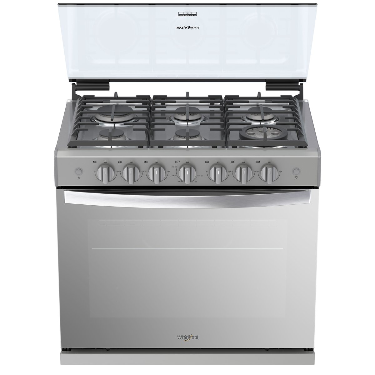 Estufa de Empotre Silver Acero Inoxidable Whirlpool