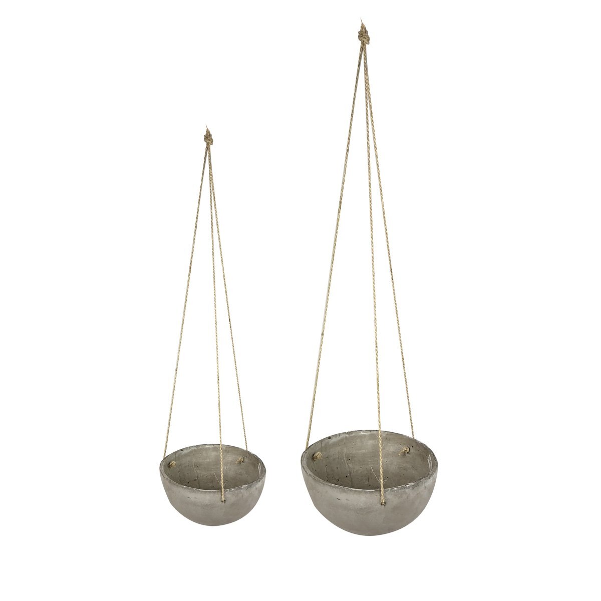 Set de 2 Macetero con Cuerda Color Gris Home Nature