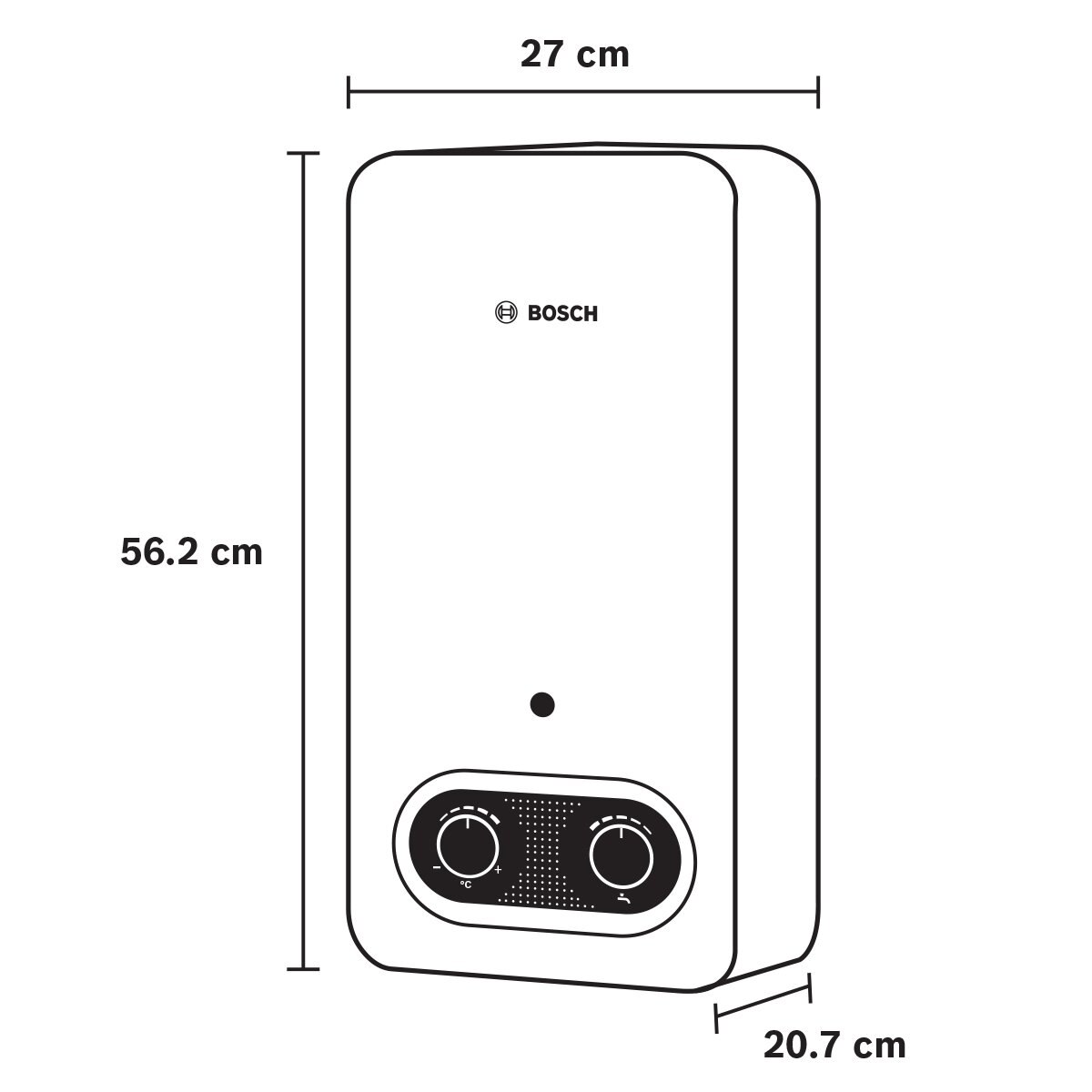 Calentador Instantáneo Confort 7 Lts Lp Bosch