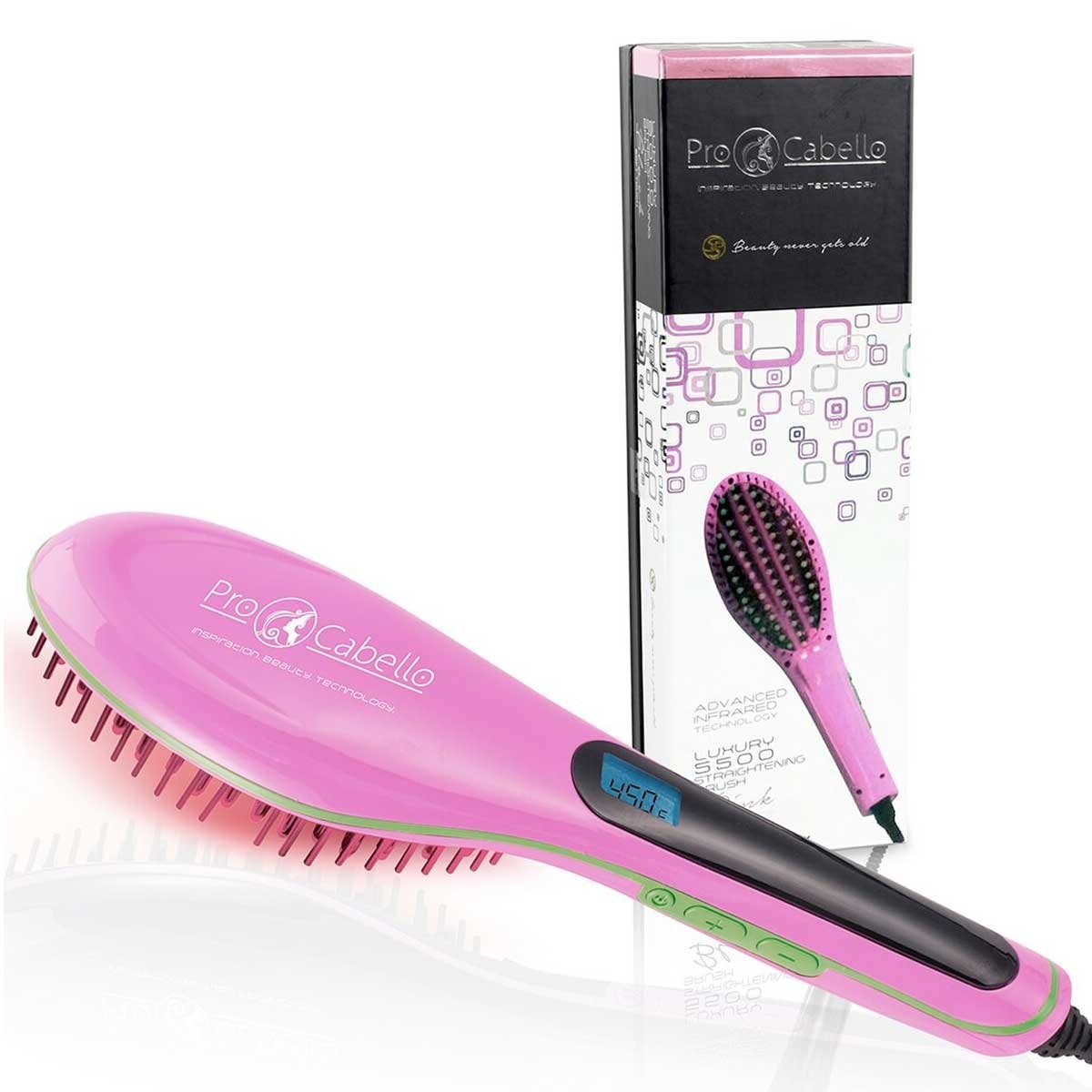 Cepillo Alaciador Rosa Hot Procabello