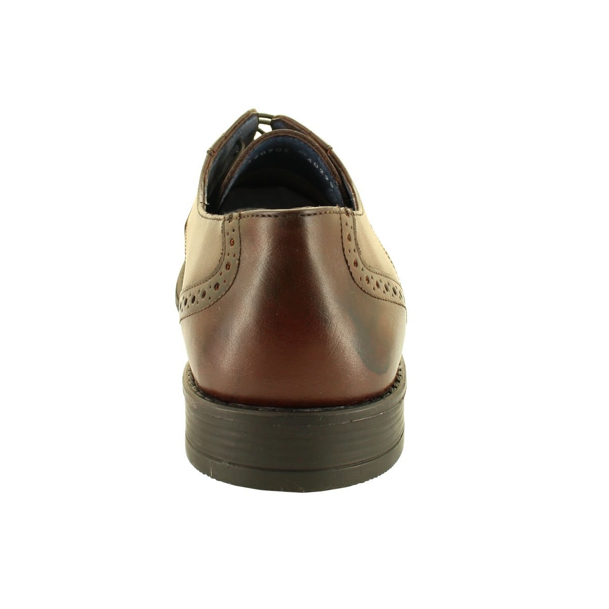 Zapato Tipo Choclo 100% de Piel Color Azul Moderof