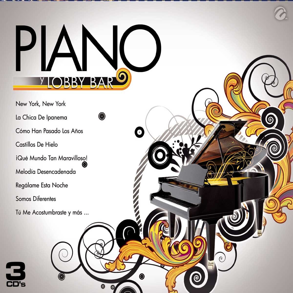 3 Cds Piano Y Lobby Bar