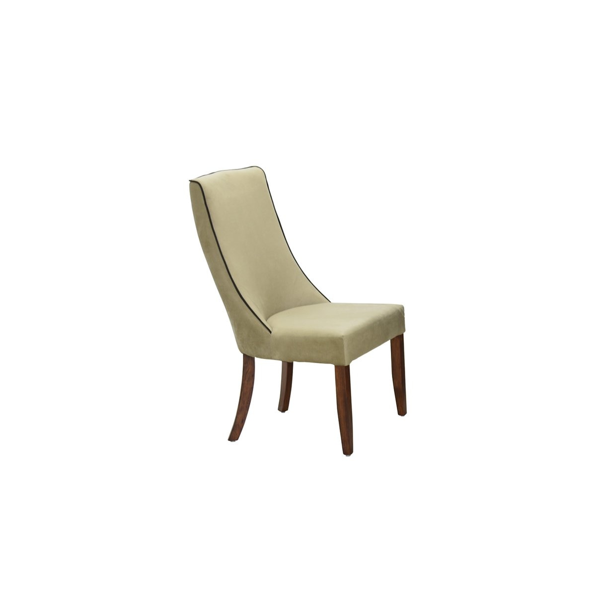 Silla Monroe Tzalam Velvet Beige Loma Alta