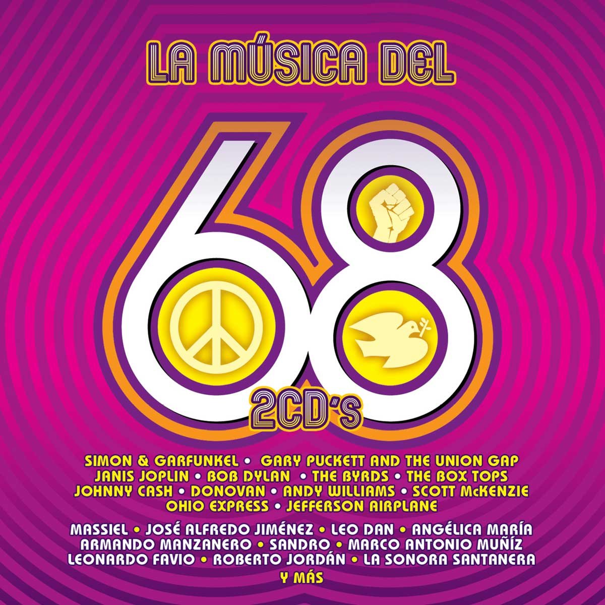 2 Cds Artistas Varios la Musica Del 68