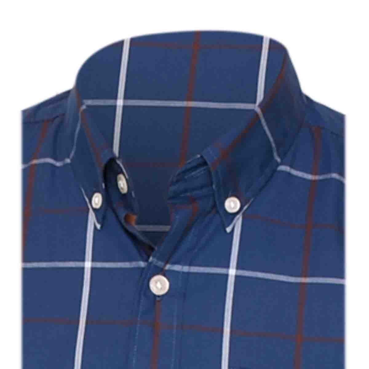 Camisa Manga Larga Yarn Dye Oscar de la Renta